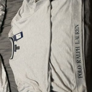 NWT MENS XL POLO RALPH LAUREN SHORT SLEEVE SWEATSHIRT